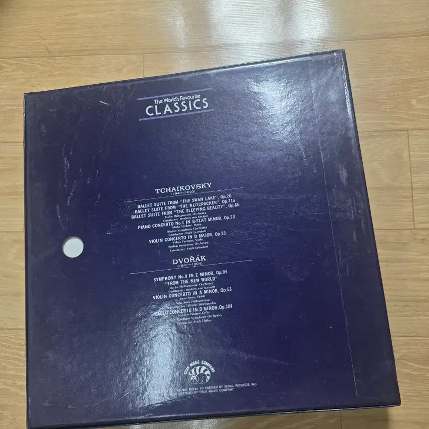 [BUNJANG] The World Favorite Classic LP Vol. 9 Tchaikovsky &amp; Dvorak / 더 월드 페이보릿 클래식 LP 9번 차이코프스키 드보르작