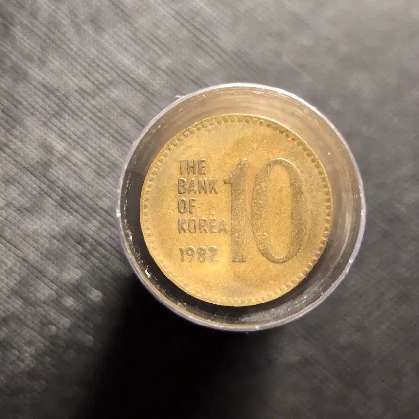 [BUNJANG] 1982 South Korean 10 Won Coin Roll (VF+ Condition) / 1982년 10원 듕전 사용제 미품 ~ 극미품 50개 묶음