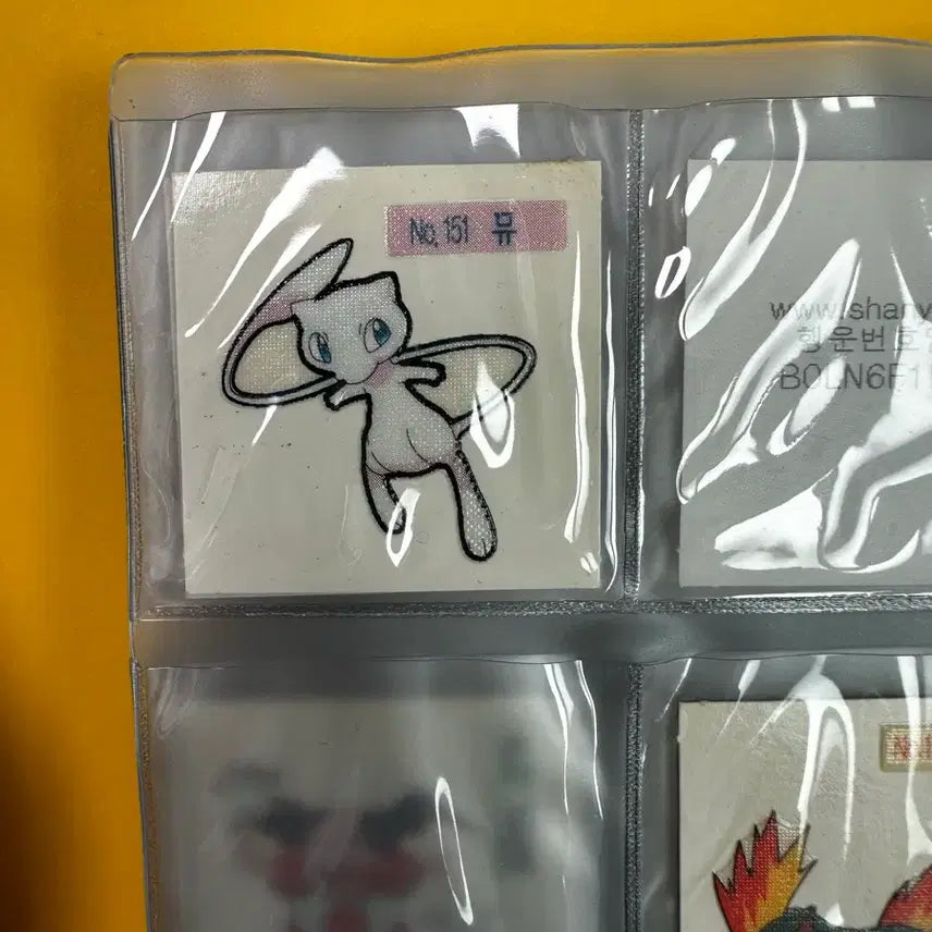 [BUNJANG] 2009 Shani Pokémon Stickers Mew / 09년도 샤니 포켓몬스터 띠부띠부씰 뮤