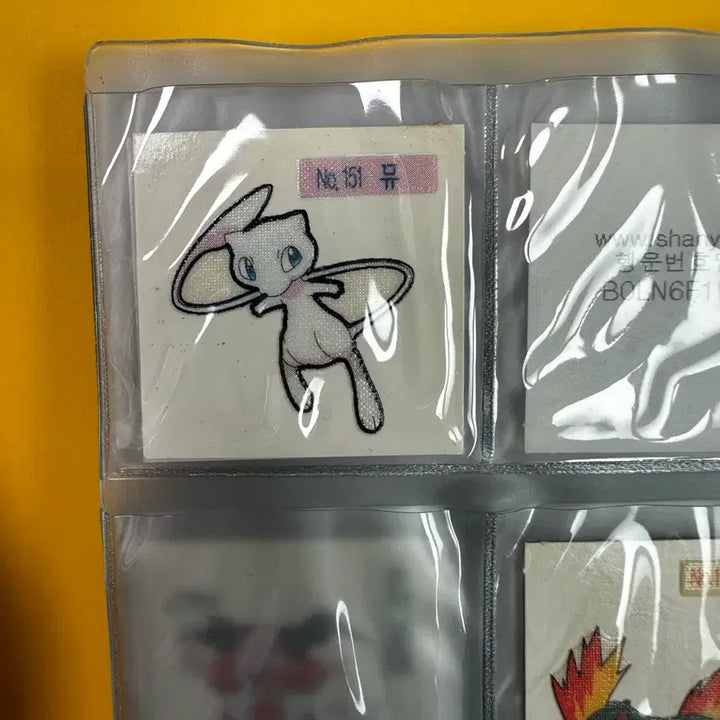 [BUNJANG] 2009 Shani Pokémon Stickers Mew / 09년도 샤니 포켓몬스터 띠부띠부씰 뮤