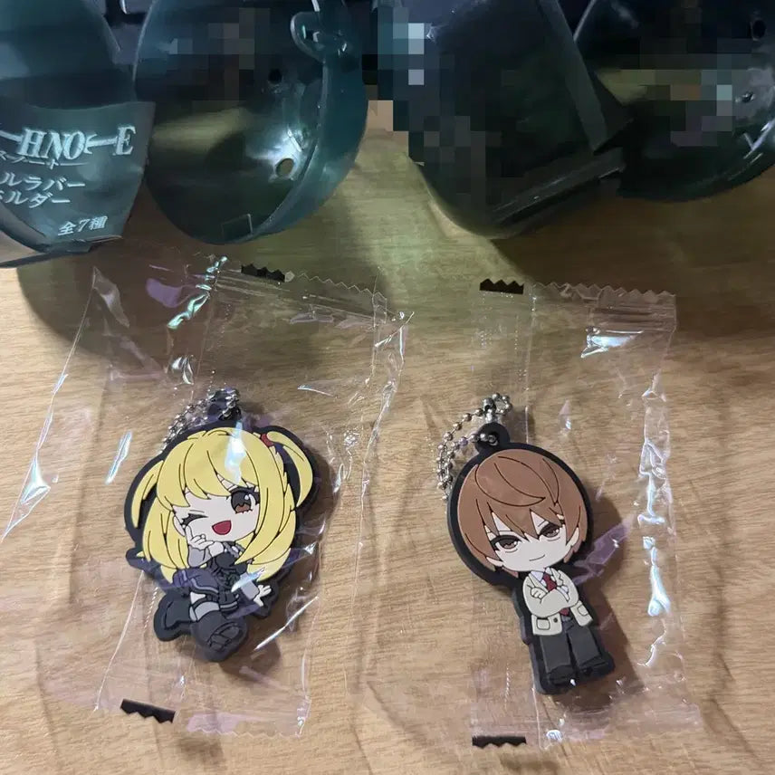 [BUNJANG] Death Note Light Yagami Misa Amane Rubber Strap Gacha Set / 데스노트 라이토 미사 고무 스트랩 가챠