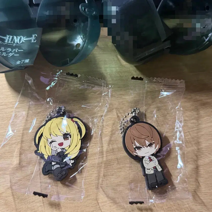 [BUNJANG] Death Note Light Yagami Misa Amane Rubber Strap Gacha Set / 데스노트 라이토 미사 고무 스트랩 가챠