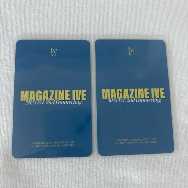 [BUNJANG] IVE Yujin Gaeul Wonyoung Megazine MD Photocard / 아이브 안유진 가을 장원영(안녕즈) 메가진 엠디 포카 팔아요
