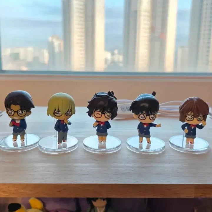 [BUNJANG] Detective Conan Team Plus Gacha - 5 Types Bundle (Includes Conan) / 코난 팀 플러스 가챠 - 6종 중 5종 일괄 (코난 포함)