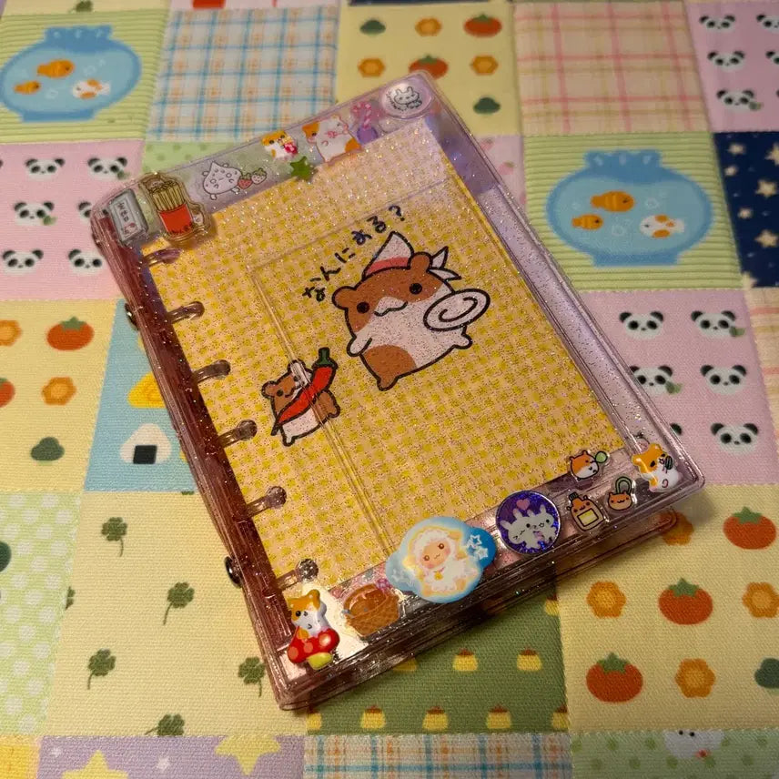 [BUNJANG] Custom Glitter Binder Diary Set / 다이어리 셋업 레어