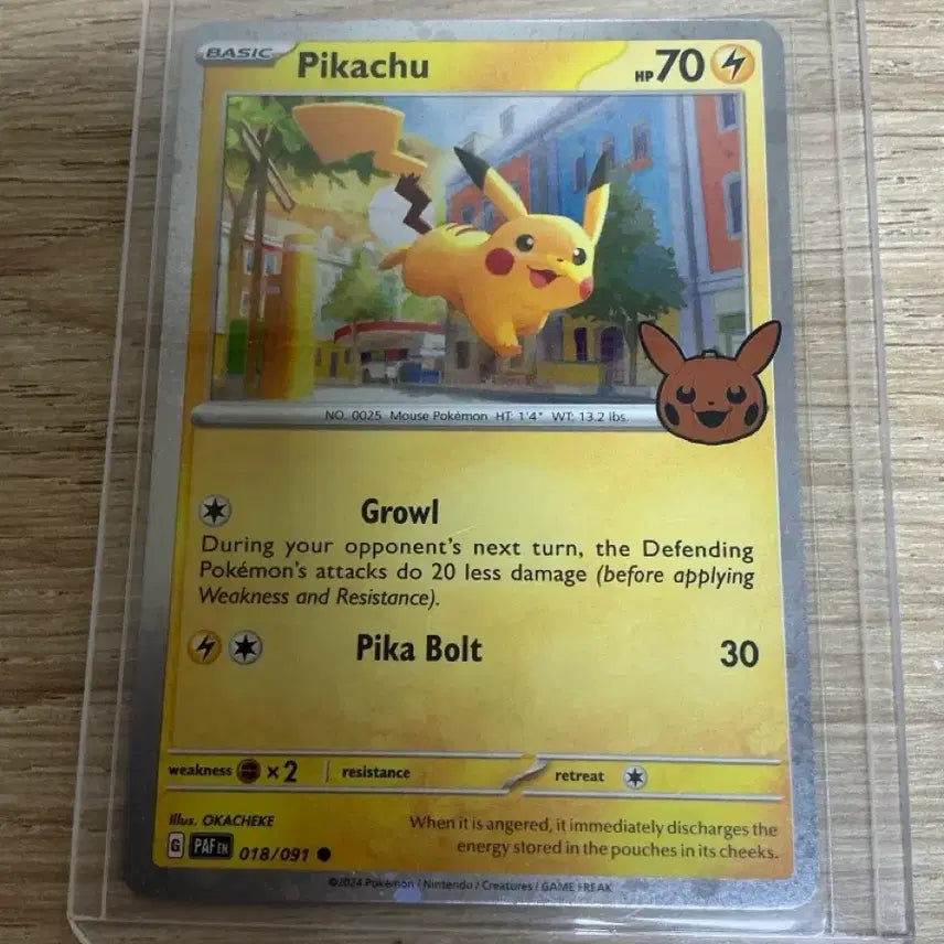 [BUNJANG] Pokemon Card Halloween Pikachu 018/091 (Near Mint) / 포켓몬 카드 할로윈 피카츄 018/091 A급