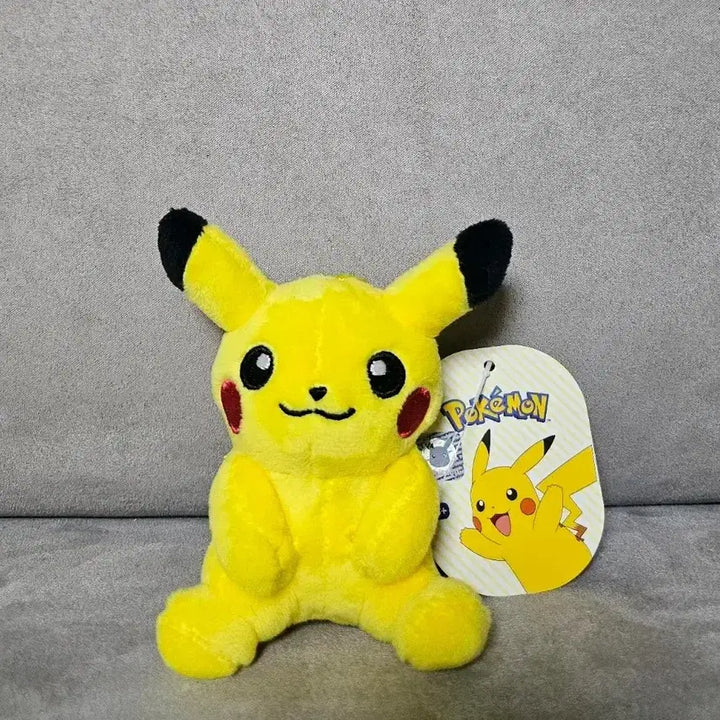 [BUNJANG] Genuine Pokémon Pikachu 8cm Keychain Plush Doll / 정품 포켓몬스터 피카츄 8cm 키링 인형