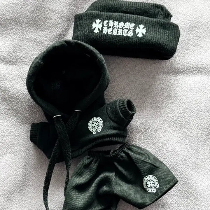 [BUNJANG] Chrome Hearts Doll Clothes Full Set / 크롬하츠 인형옷