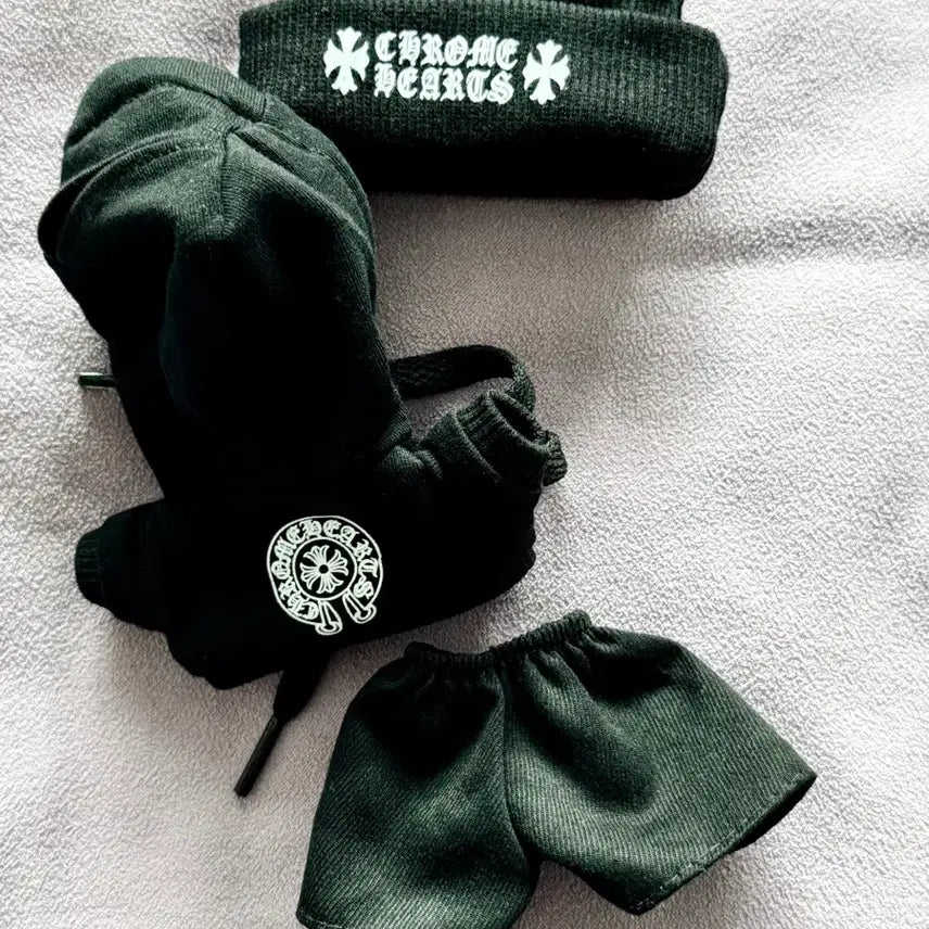 [BUNJANG] Chrome Hearts Doll Clothes Full Set / 크롬하츠 인형옷