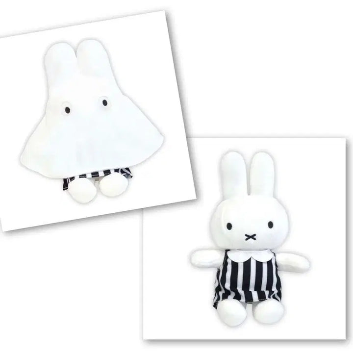 [BUNJANG] Miffy Sekiguchi "Miffy Style" Striped Halloween Limited Edition Plush / 미피스타일(miffy) 세키구치 유령 미피 스트라이프 인형