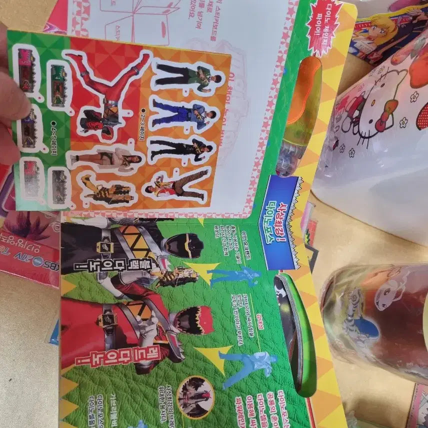 [BUNJANG] Power Rangers Dino Force Sticker Book / 파워레인저 다이노포스 스티커북