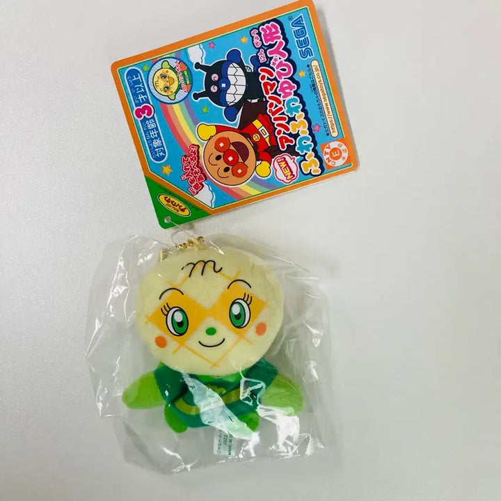 [BUNJANG] Anpanman Finger Puppet Keychain Melonpan Girl (Sealed) / 호빵맨 손가락 인형 키링 미개봉 - 메론빵소녀