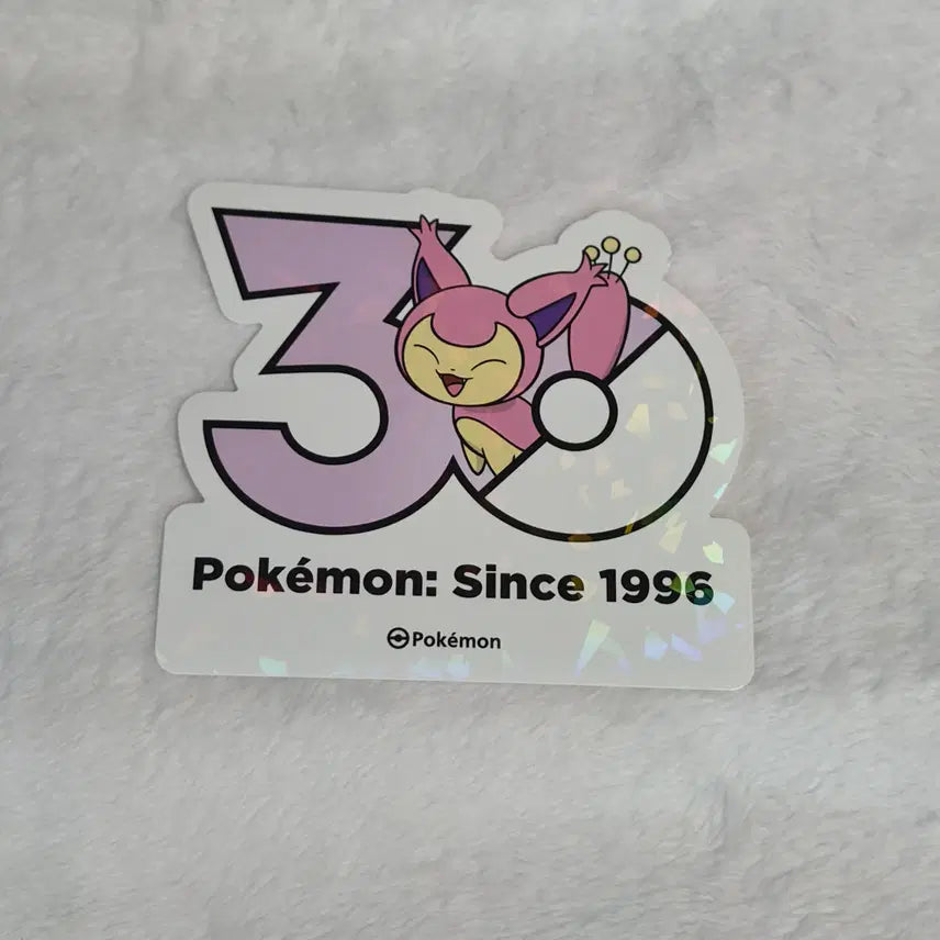 [BUNJANG] Pokemon 30th Anniversary Logo Sticker Entei / 포켓몬 30주년 기념 로고 스티커 에나비 판매합니다!