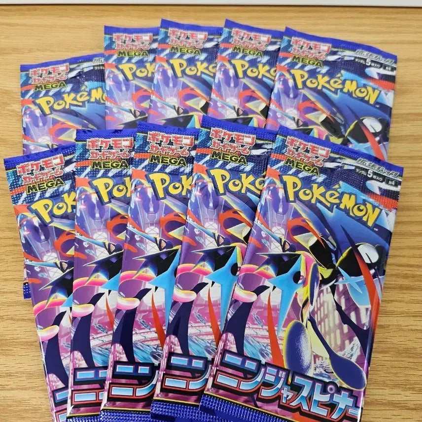 [BUNJANG] Pokemon Card Japanese Ninja Spinner 10 Packs Bundle Set / 포켓몬카드 일판 닌자스피너 10팩