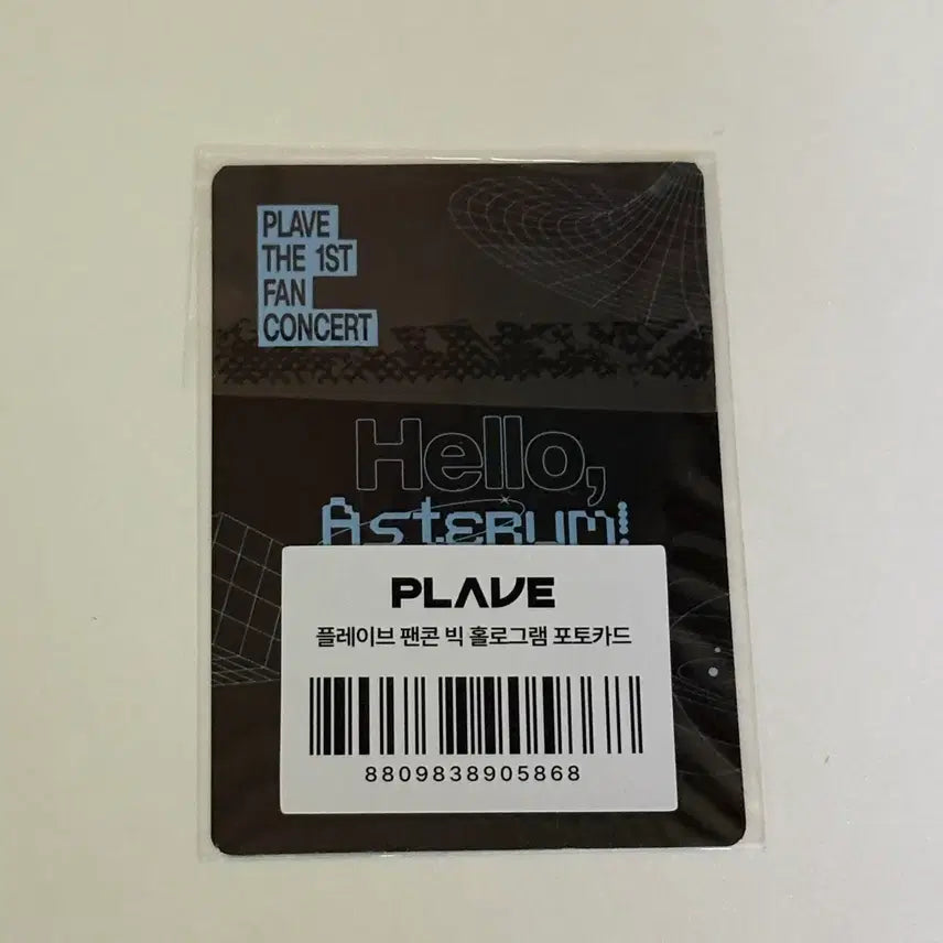[BUNJANG] PLAVE Fan Concert Big Hologram Photocard (Sealed) / 플레이브 팬콘 빅 홀로그램 포카 (미개봉)
