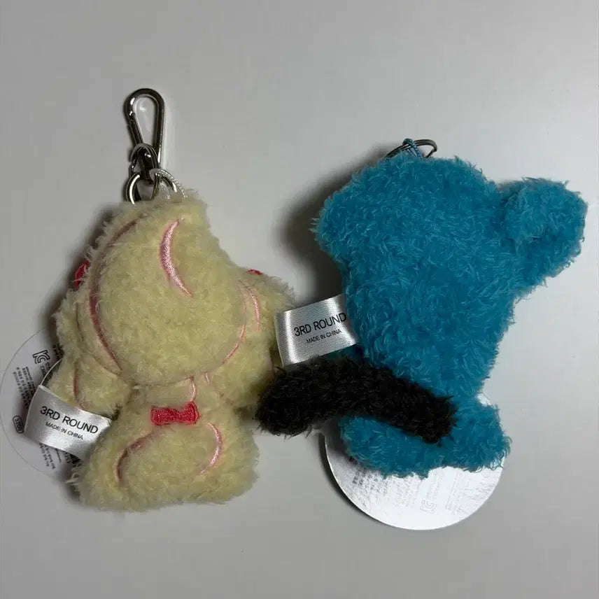 [BUNJANG] Pokemon Flat Keychain Set (Whimsicott, Yamper) / (택포)포켓몬스터 납작 키링 마휘핑 마자용 일괄 판매