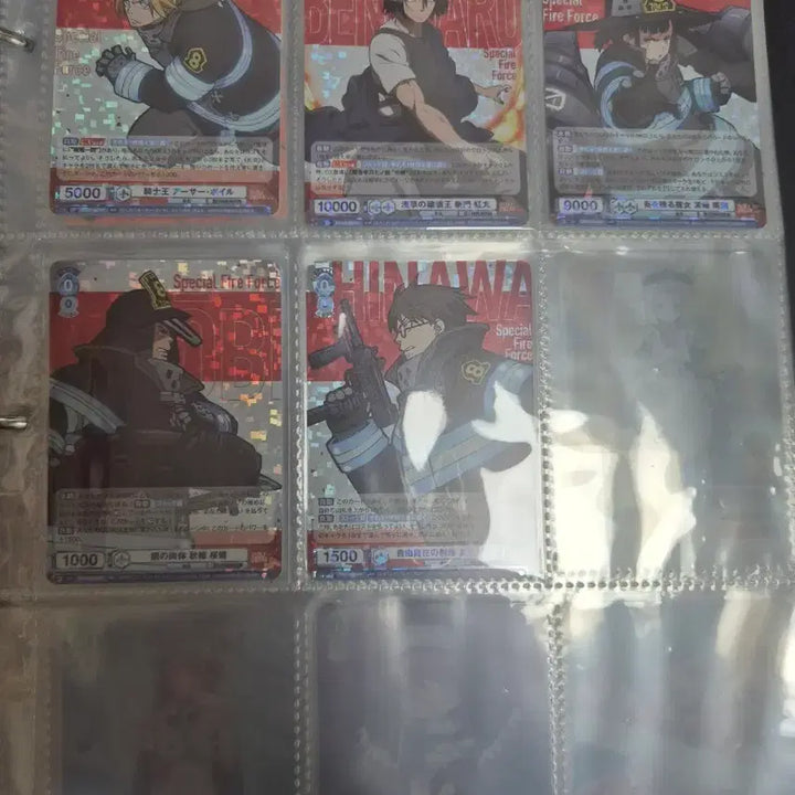 [BUNJANG] Weiss Schwarz Blau Fire Force Bundle Set / 바이스 슈발츠 블라우 불꽃소방대 5종 일괄