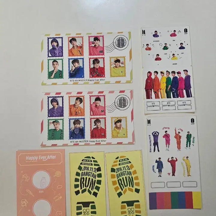 [BUNJANG] BTS ARMY ROOM Muster 3rd &amp; 4th Generation Clear Sticker Set / 방탄소년단 bts 머스터3,4기 아미부스 굿즈