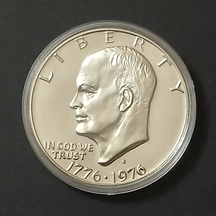 [BUNJANG] United States 200th Anniversary Proof Silver Eisenhower Dollar Coin / (은화)미국1976 독립 200주년 기념 "프루프" 아이젠하워 달러 주화