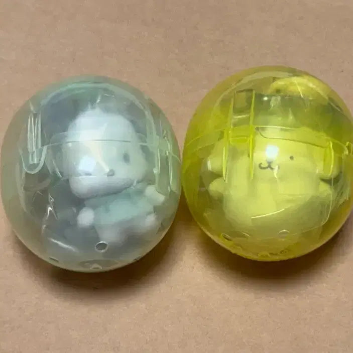 [BUNJANG] Sanrio Floki Carabiner Mascot Gacha Set (Pom Pom Purin, Pochacco) - 2 Types / 미개봉) 산리오 플로키 카라비너 마스코트 가챠 2종 일괄