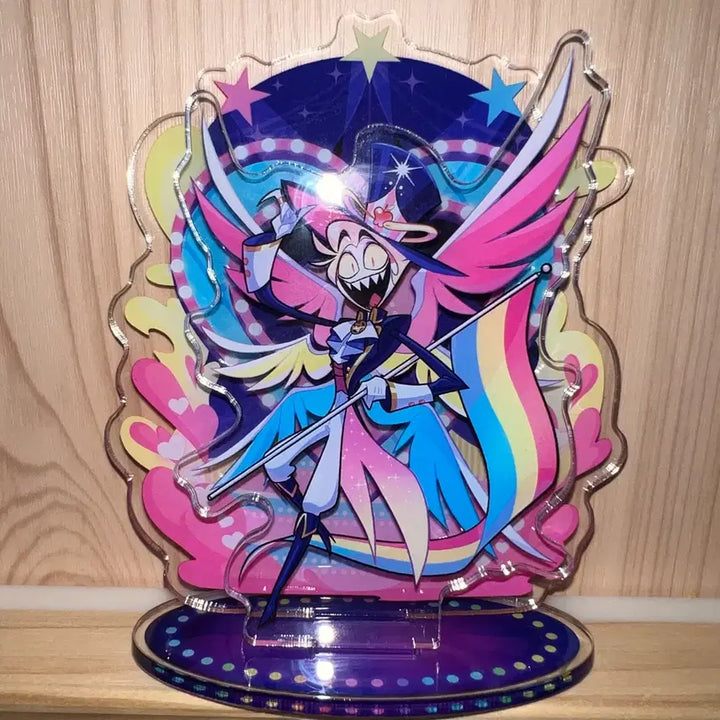 [BUNJANG] Hasbean Hotel 2025 Lucifer Acrylic Stand / 해즈빈 호텔 2025 프라이드 루시퍼 아크릴 스탠드