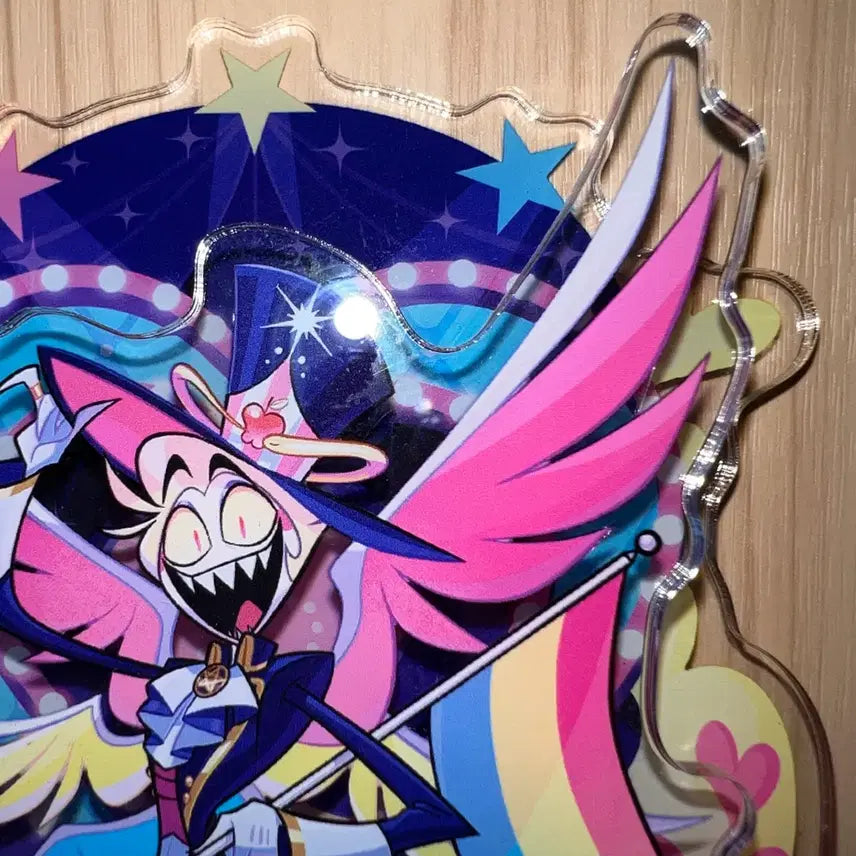 [BUNJANG] Hasbean Hotel 2025 Lucifer Acrylic Stand / 해즈빈 호텔 2025 프라이드 루시퍼 아크릴 스탠드