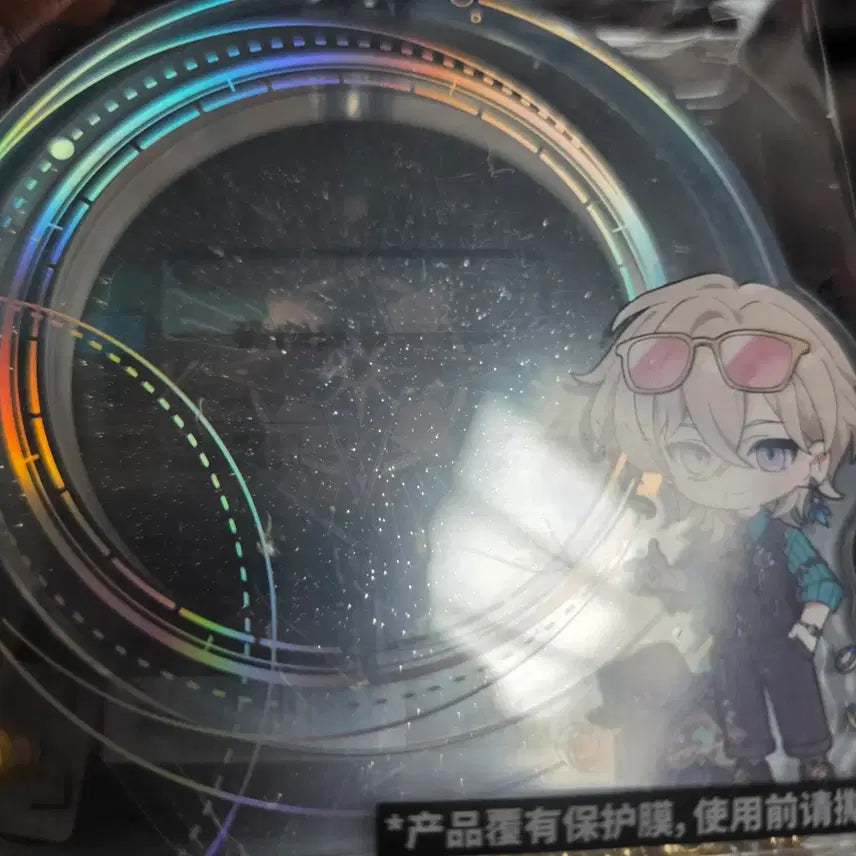 [BUNJANG] Honkai Star Rail Aventurine Can Badge &amp; Acrylic Case Set / 붕괴 스타레일 어벤츄린 캔뱃지 아크릴케이스 세트