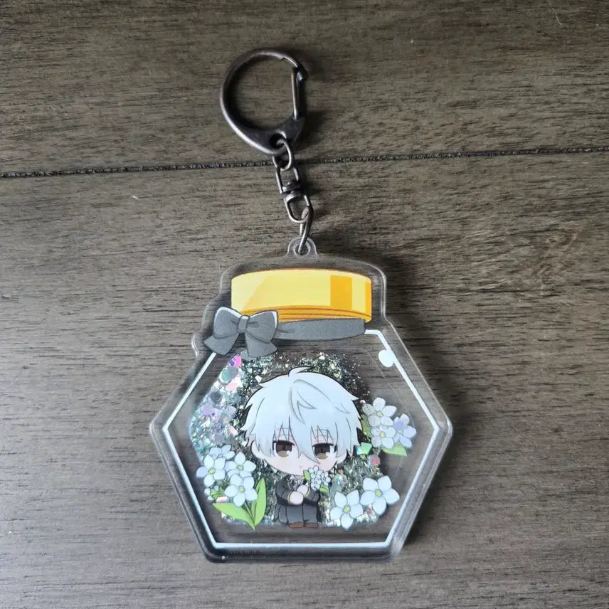[BUNJANG] Blue Lock Nagisa Seishiro Glitter Keychain / 블루록 나기 세이시로 글리터 키링