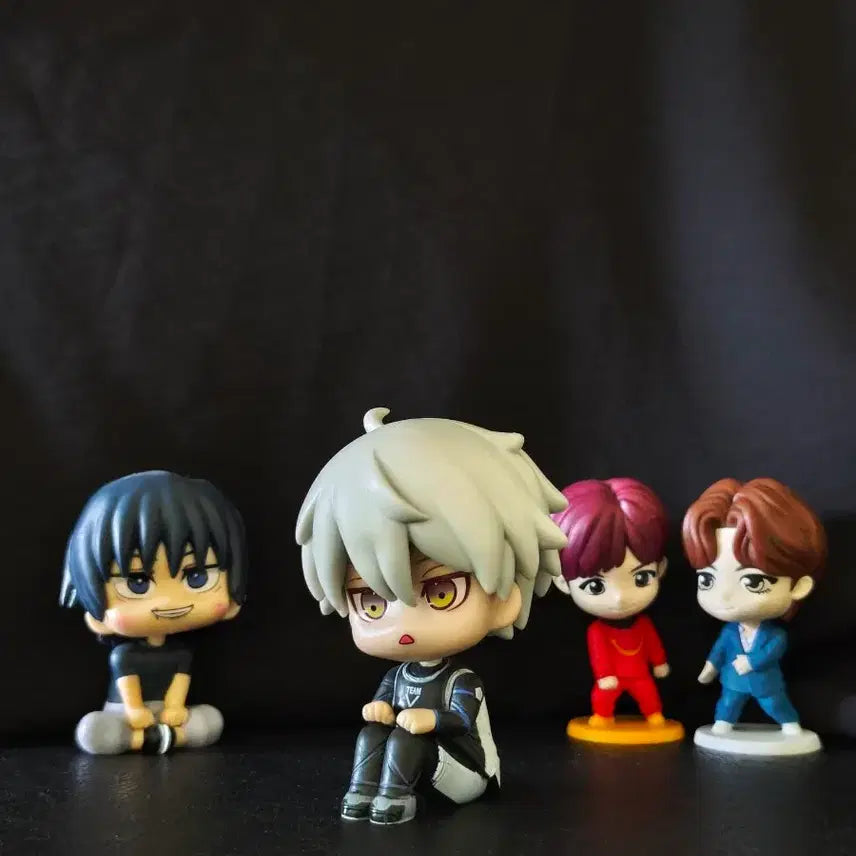 [BUNJANG] Blue Lock Chibi Art Style Figure Set / 블루록 이세계 피규어 세트