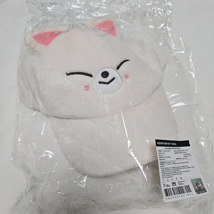 [BUNJANG] Stray Kids I.N Foxiny Little House Plush Cap Baseball Cap 6th Fan Meeting MD Goods / [원가 이하] 스트레이키즈 아이엔 폭시니 리틀하우스 스키주 플러시캡 볼캡 모자 6기 팬미팅 엠디 굿즈 little house