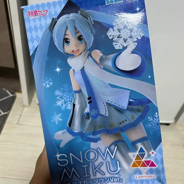 [BUNJANG] Sega Snow Miku Luminasta Figure / 세가 스노우 미쿠 루미나스타 피규어(박스 데미지)