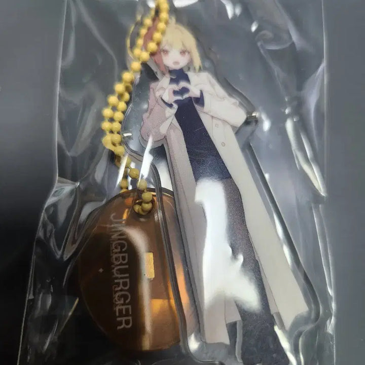 [BUNJANG] Isegye Idol Doojim Jjingburger Keychain / 이세계아이돌 두찜 키링 - 징버거