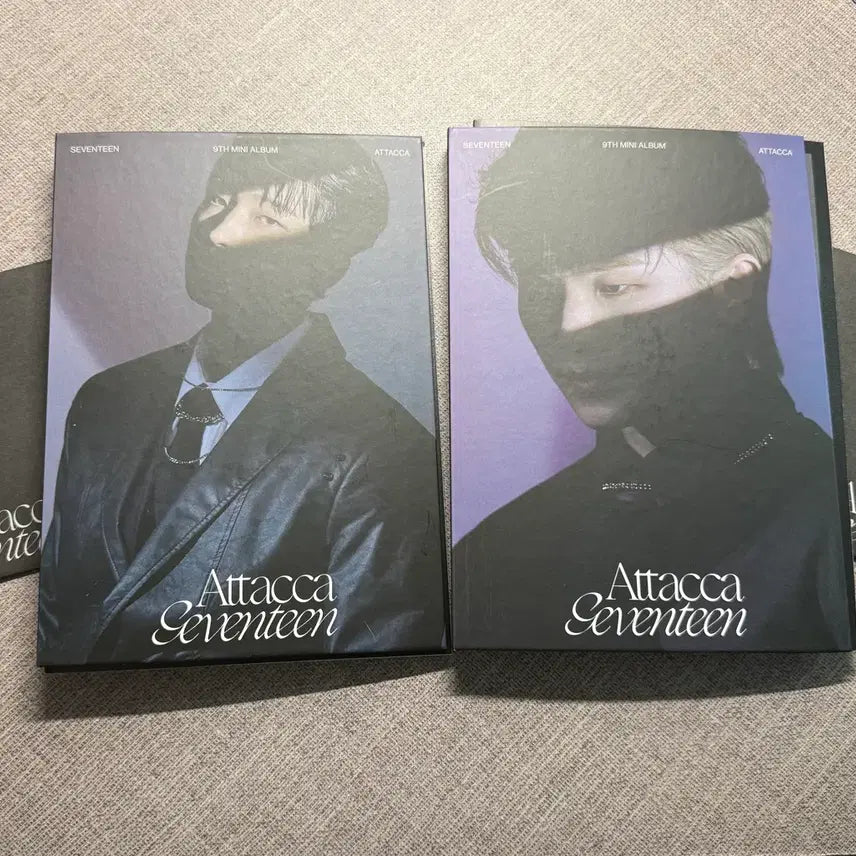 [BUNJANG] SEVENTEEN Attacca Carat Ver. Bundle Set Photocard Holder (Wonwoo, Woozi) / 세븐틴 Attacca 캐럿반 포카포함 원우 우지