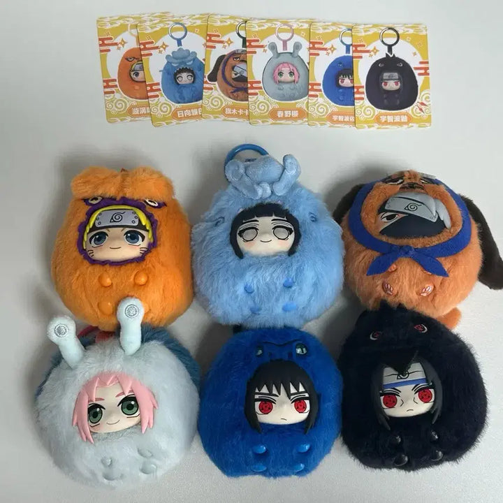 [BUNJANG] TOPTOY Labubu Naruto Series Keychain Gacha Bundle Set / TOPTOY 라부부 (나부부) 나루토 전종 6종 일괄 키링 가챠