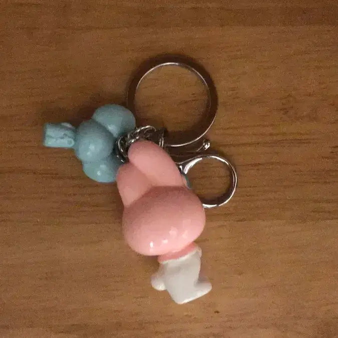 [BUNJANG] My Melody Japanese Classic Style Flat Figure Keychain Doll / 일본고전풍 마이멜로디 플랫 피규어 키링 인형