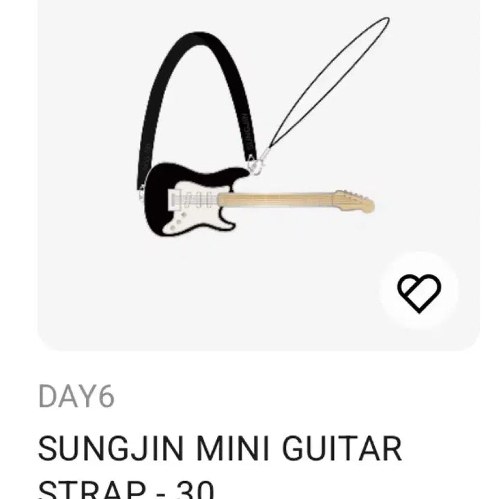 [BUNJANG] DAY6 Sungjin 30th Solo Concert MD Cap (Ball Cap) &amp; Guitar Strap Bundle Set / 데이식스 성진 30 솔콘 엠디 모자(볼캡), 기타스트랩 일괄 원가양도