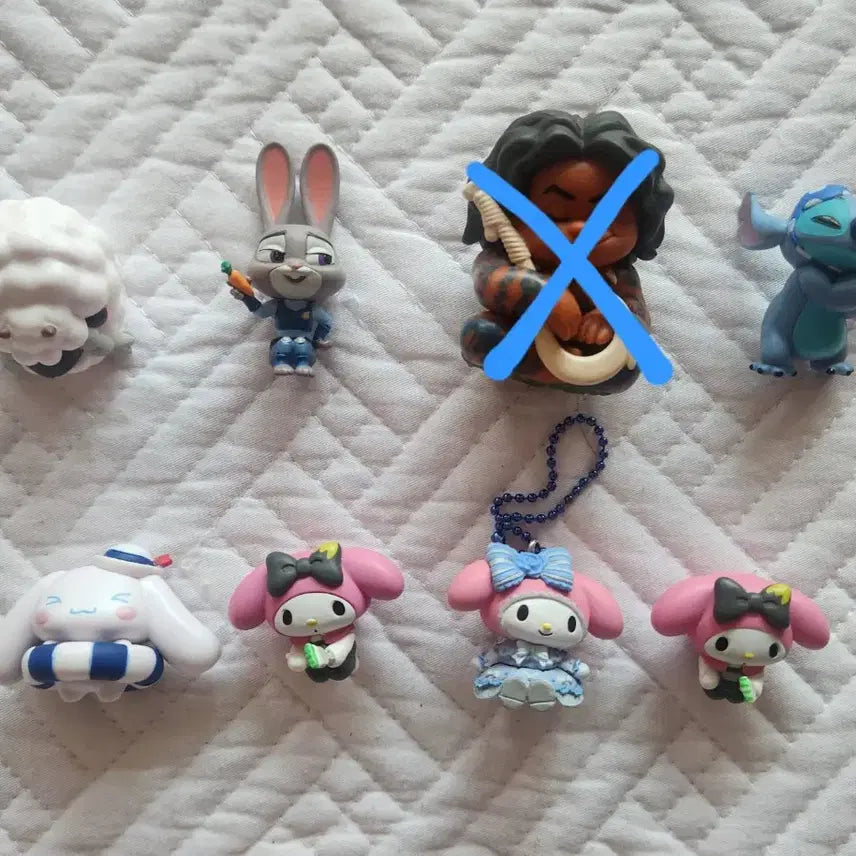 [BUNJANG] Sanrio, Judy, Stitch Figurines Bundle Set / 산리오, 주디, 스티치등 피규어 세트 판매!(일괄)