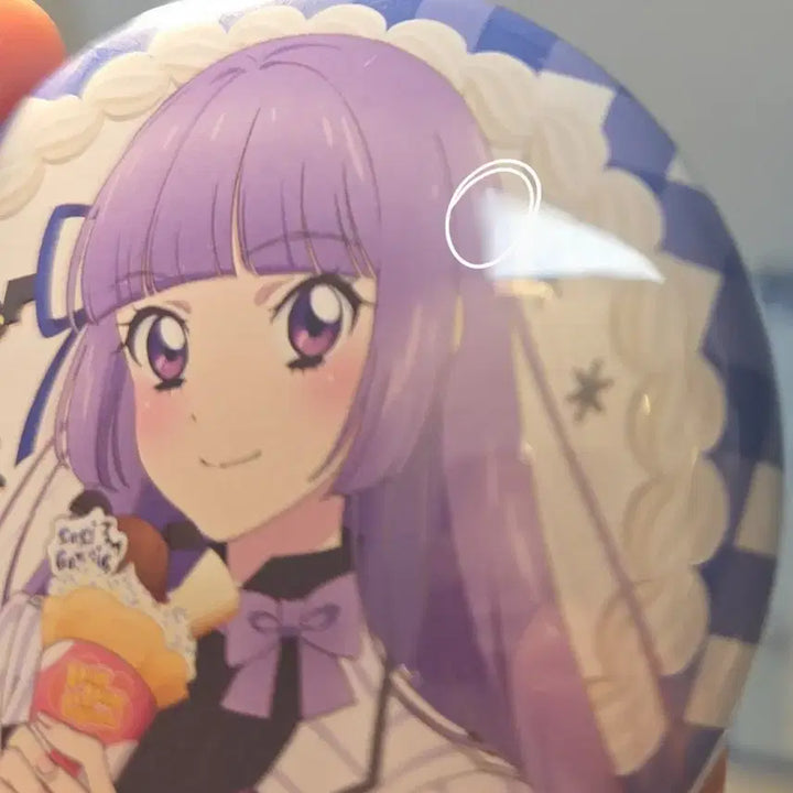[BUNJANG] Aikatsu! Akari Ichijou &amp; Rira Kasumi Can Badge Set / 아이카츠 아이엠스타 스미레 리라 캔뱃지 퐁퐁크레페