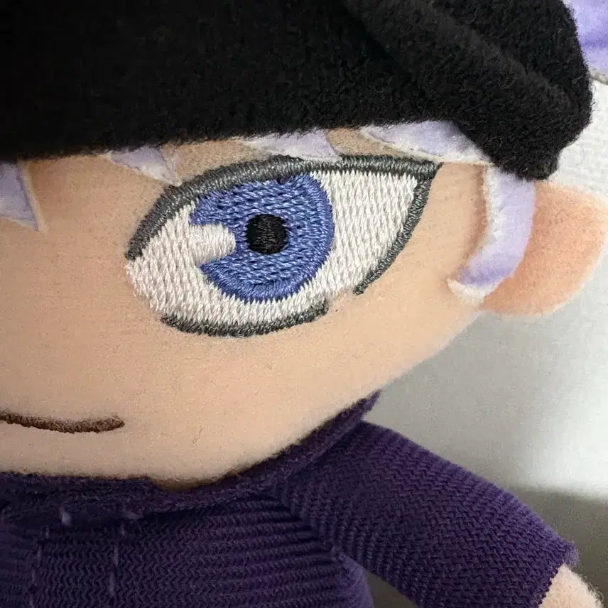 [BUNJANG] Jujutsu Kaisen Satoru Gojo Chibi Plush Doll / 주술회전 고죠 인형 안대속에 눈있음
