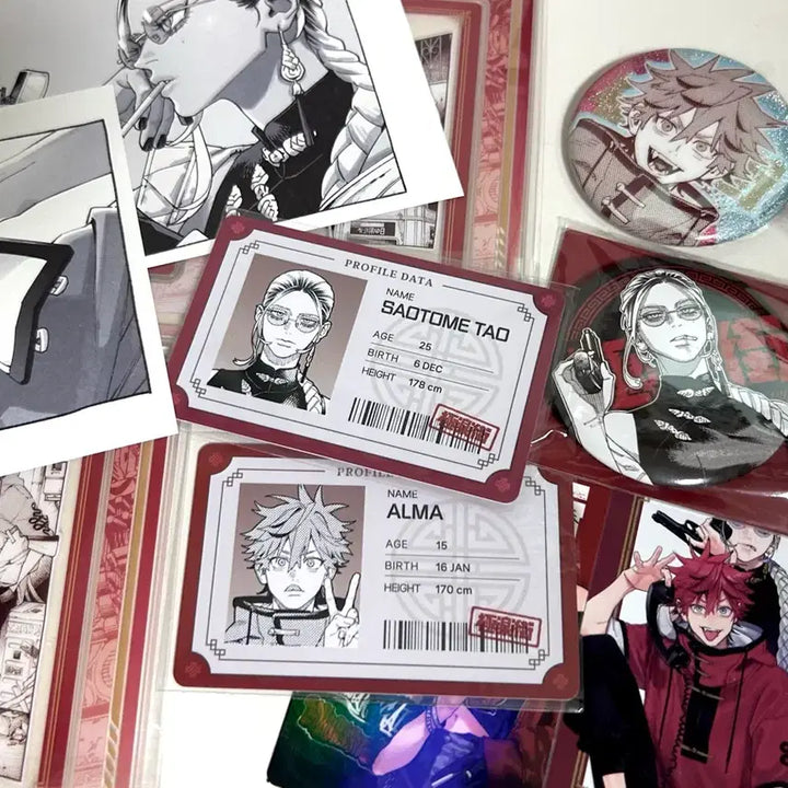 [BUNJANG] Tao Special Edition Acrylic Can Badge Set / 극락가  타오 특전 아크릴 초판 캔뱃지 대만판