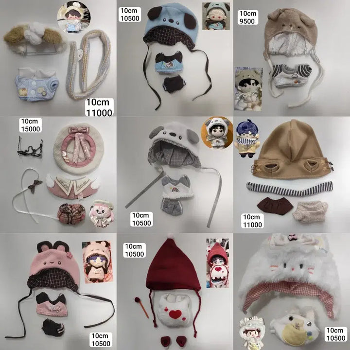 [BUNJANG] Doll Clothes Set (10cm, 15cm, 20cm) / 10cm 15cm 20cm 10깅 15깅 20깅 인형북 인형옷 솜깅옷 솜인형옷