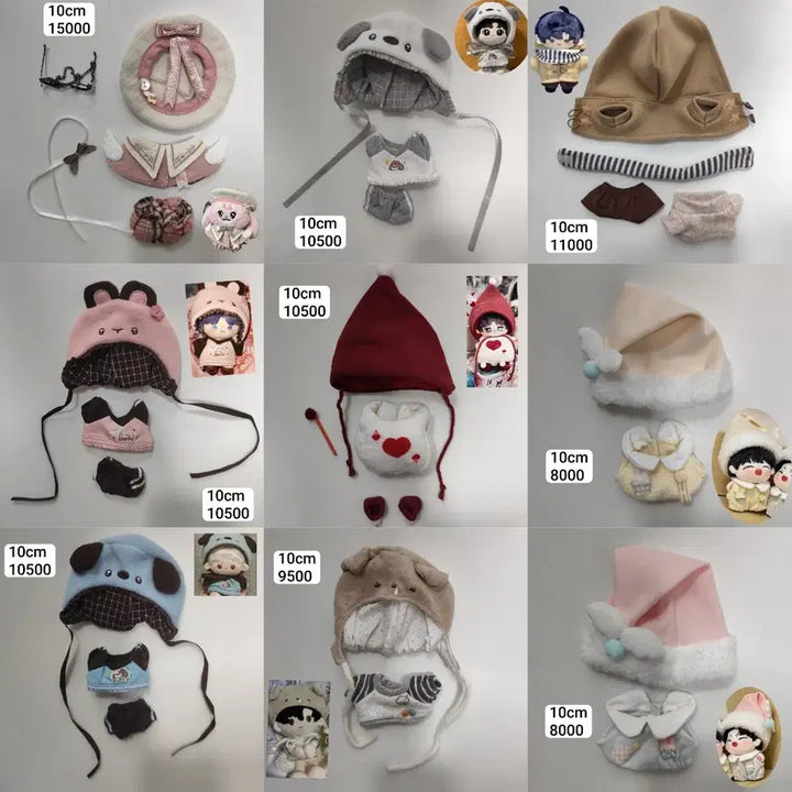 [BUNJANG] Doll Clothes Set (10cm, 15cm, 20cm) / 10cm 15cm 20cm 10깅 15깅 20깅 인형북 인형옷 솜깅옷 솜인형옷