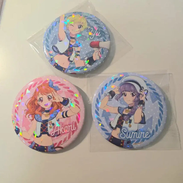 [BUNJANG] Aikatsu! Ai Star! Akari, Sumire, Yuu, Sora, Rira, Yui Can Badge Bundle Set / 일괄)아이카츠 아이엠스타 캔뱃지 아카리 스미레 유우 하늘 리라 유이
