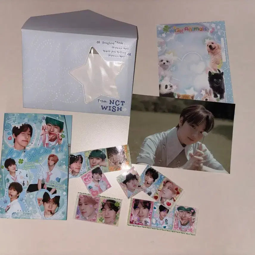 [BUNJANG] NCT WISH Sakuyas Album Photocard &amp; Components / 엔시티 위시 앨범 사쿠야