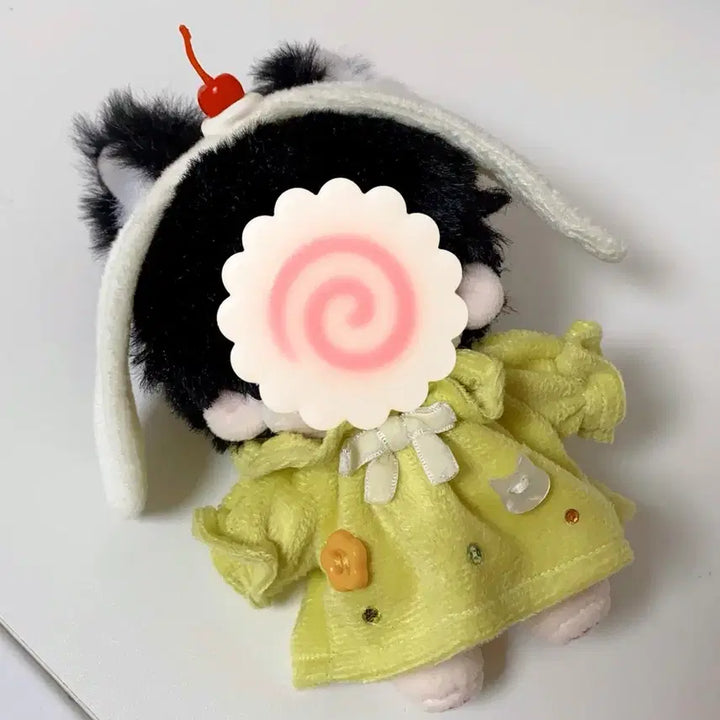 [BUNJANG] 10cm Melon Soda Custom Handmade Doll Clothes / 10cm 폭신원피스 메론소다 커스텀 솜인형옷