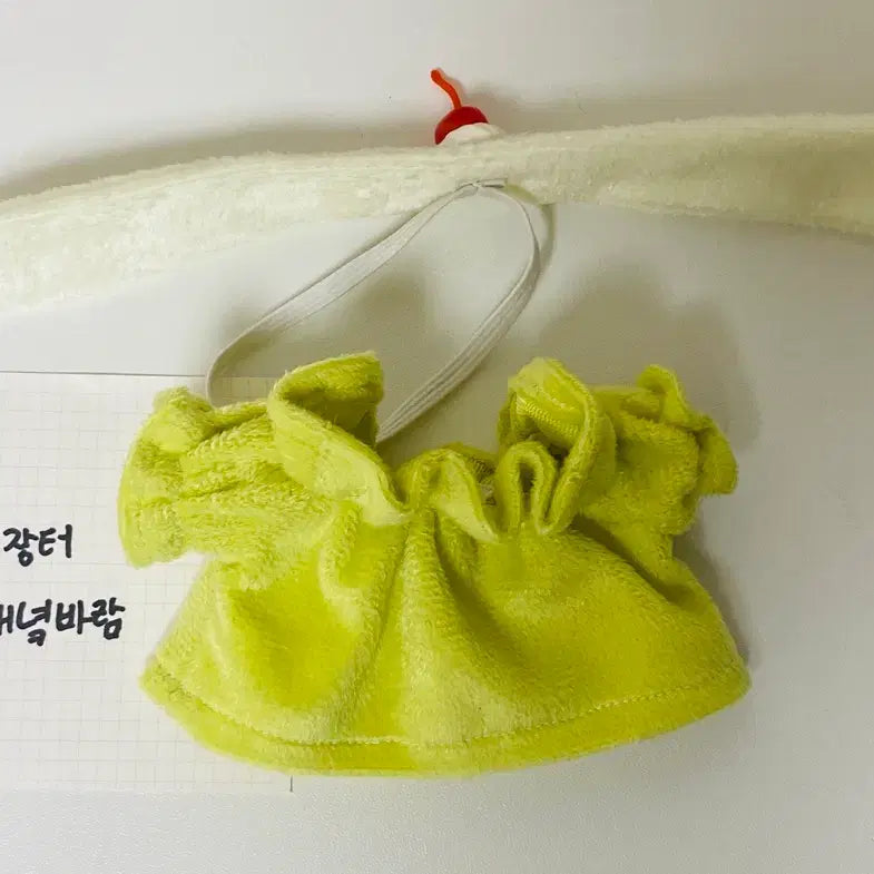 [BUNJANG] 10cm Melon Soda Custom Handmade Doll Clothes / 10cm 폭신원피스 메론소다 커스텀 솜인형옷
