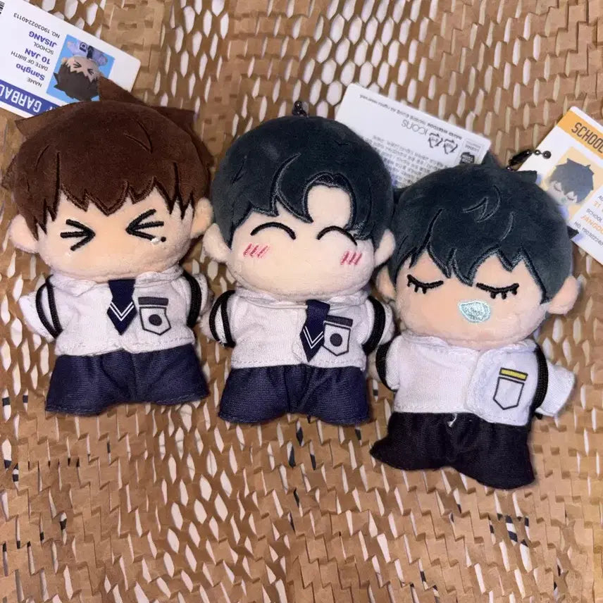 [BUNJANG] Garbage Time Chibi Dolls Set (2nd Edition) - Sangho &amp; Junsu / 가비지타임 작뿡 인형 2탄 일괄 준수 상호