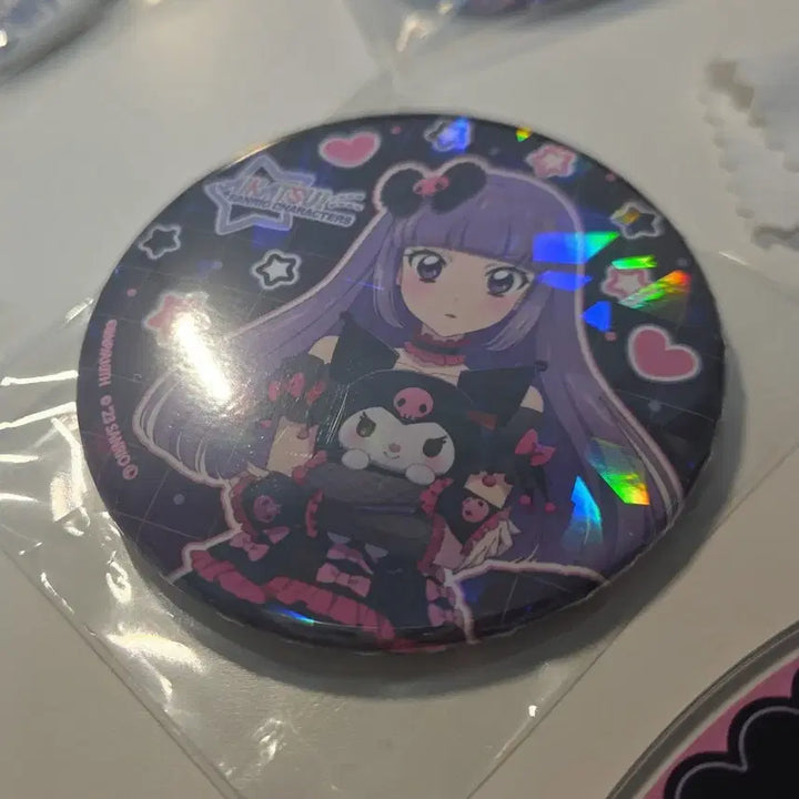 [BUNJANG] Aikatsu! Ai Star Sumire Rira Can Badge Bundle Set (Sanrio Stage, Ponpon Crepe) / 일괄)아이카츠 아이엠스타 스미레 리라 캔뱃지 산리오 스테이지 퐁퐁크레페