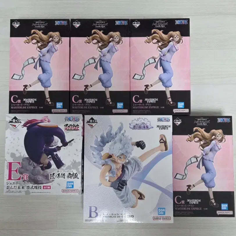 [BUNJANG] One Piece Ichiban Kuji 5 Types Figure Set / 원피스 제일복권 6종 피규어