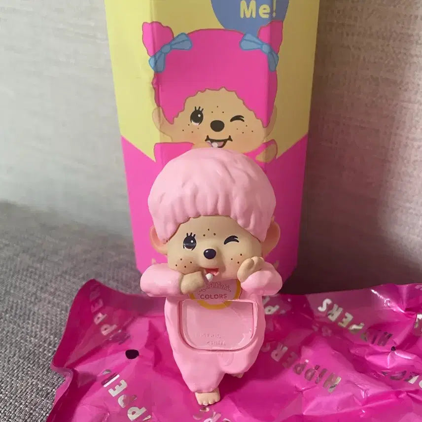 [BUNJANG] Monchhichi Hipper Colors Wink Pink / 몬치치 히퍼 컬러즈 윙크 핑크 가격내림x